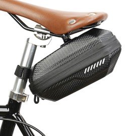 Bolsa de Selim Rgida 100% Impermevel Para Bicicleta