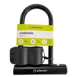 Trava Tranca Cadeado U Bike Bicicleta Moto U Lock Em Aço 245